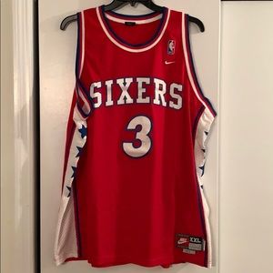 Nike 1977 Throwback PHIL 76ers Iverson Jersey XXL